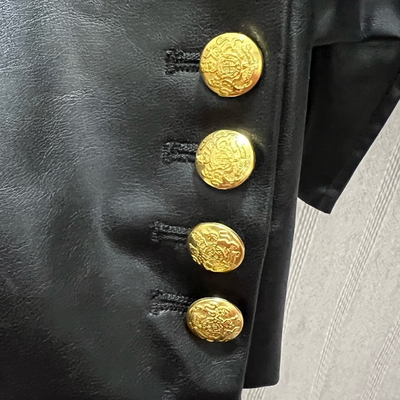 Anthropologie Nico Faux Leather Blazer - Picture 9 of 14